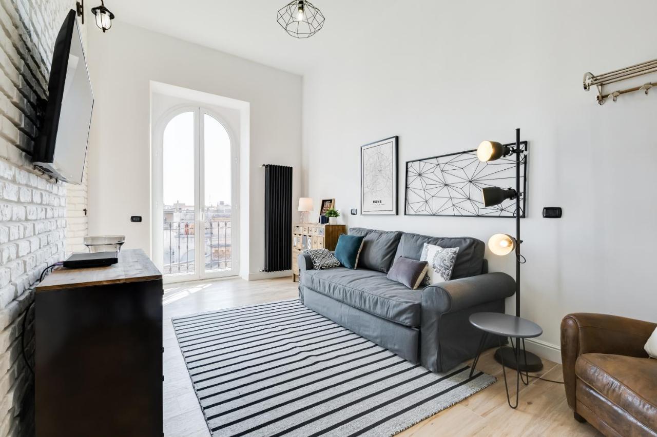 Bmga L Glam Industrial 3-Bed Apartment In Termini Róma Kültér fotó