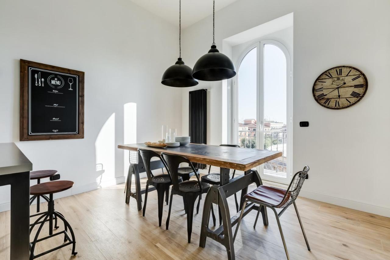 Bmga L Glam Industrial 3-Bed Apartment In Termini Róma Kültér fotó
