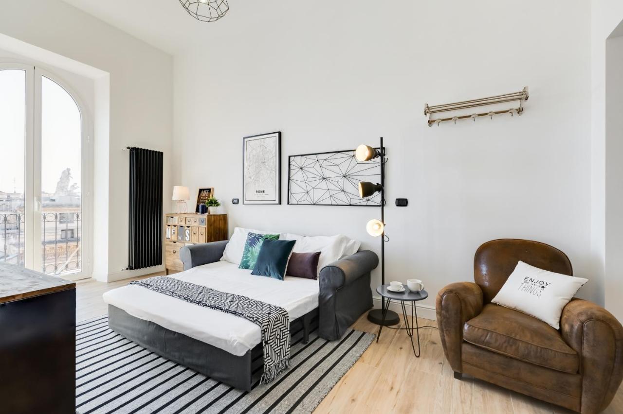 Bmga L Glam Industrial 3-Bed Apartment In Termini Róma Kültér fotó