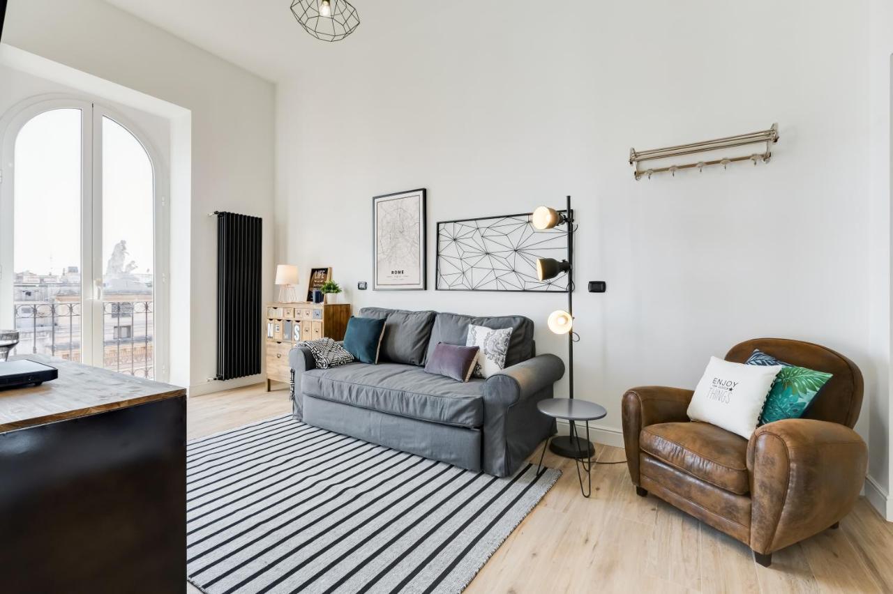 Bmga L Glam Industrial 3-Bed Apartment In Termini Róma Kültér fotó