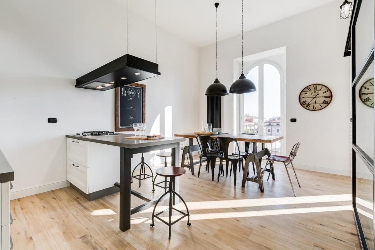 Bmga L Glam Industrial 3-Bed Apartment In Termini Róma Kültér fotó