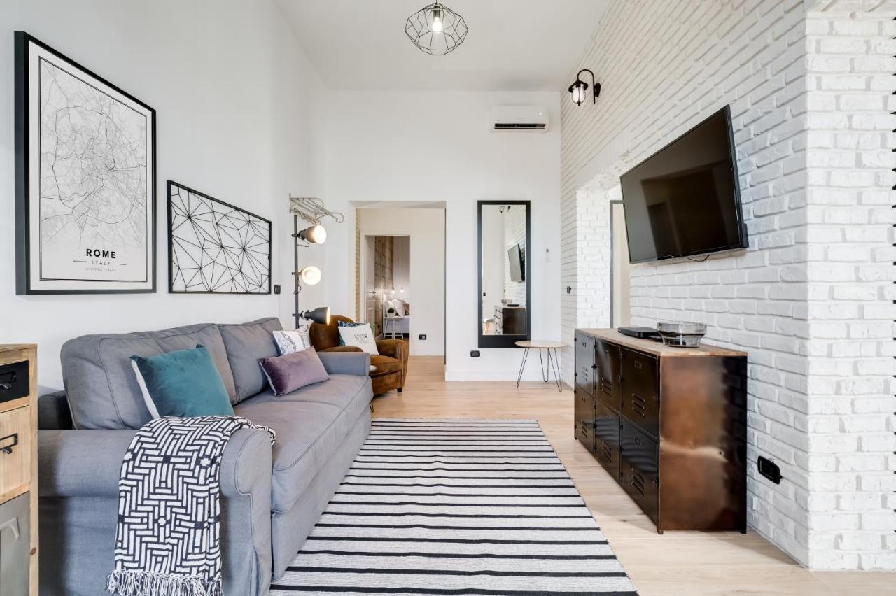 Bmga L Glam Industrial 3-Bed Apartment In Termini Róma Kültér fotó