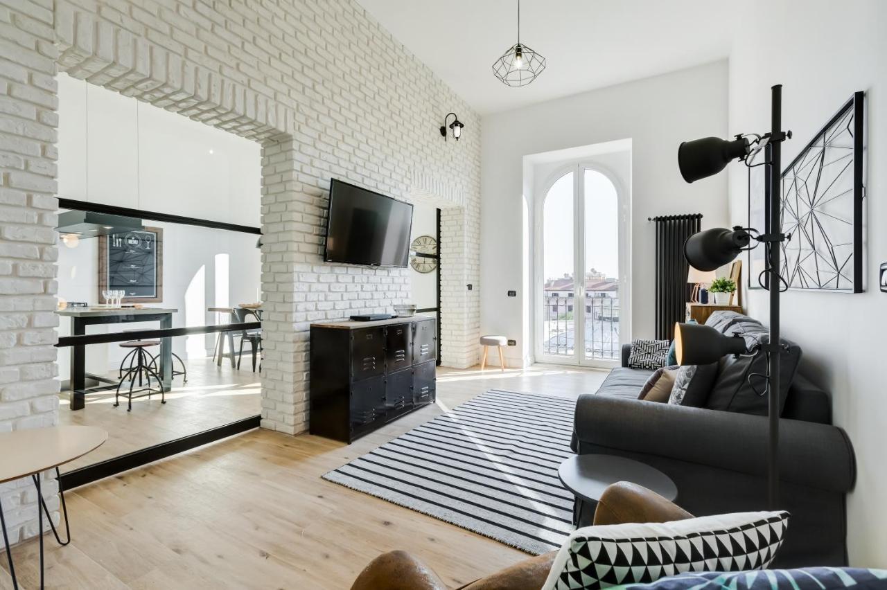 Bmga L Glam Industrial 3-Bed Apartment In Termini Róma Kültér fotó
